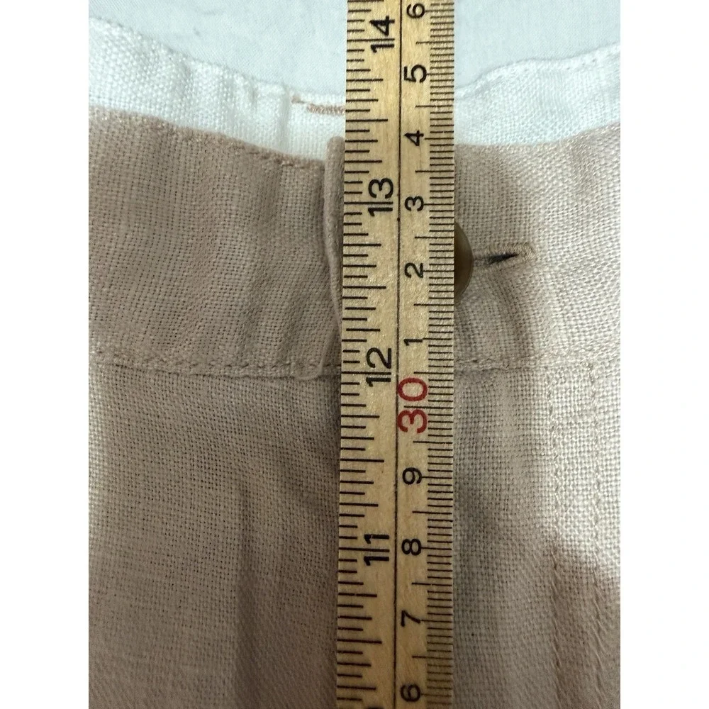 C&C California Cargo Shorts 100% Linen Men's Size 38 Pockets Beach Summer Casual